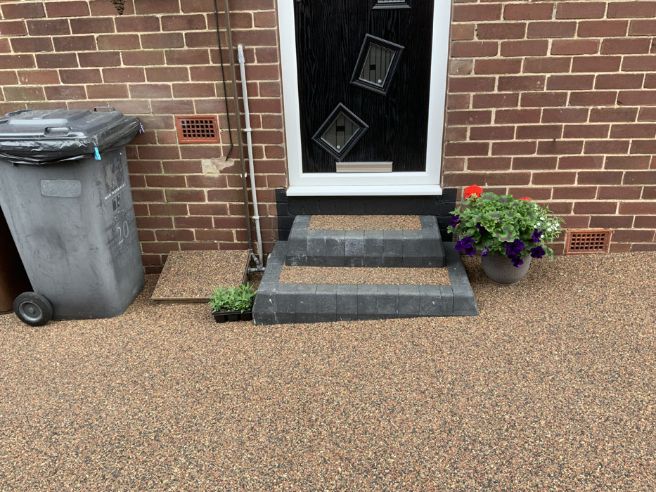 New customer steps in our Brittney Black resin